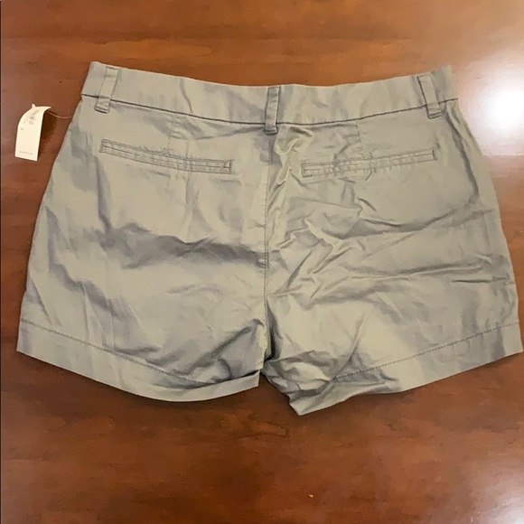 Mid-Rise twill everyday shorts - slate grey sz 12 - Picture 6 of 6